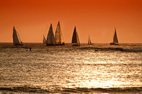 Friday Boat Races Waikiki-Orange8176