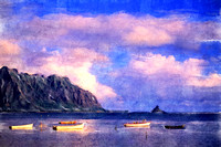 Boats In Kaneohe Bay