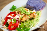 White Fish w/Green Cashew Sauce-5472